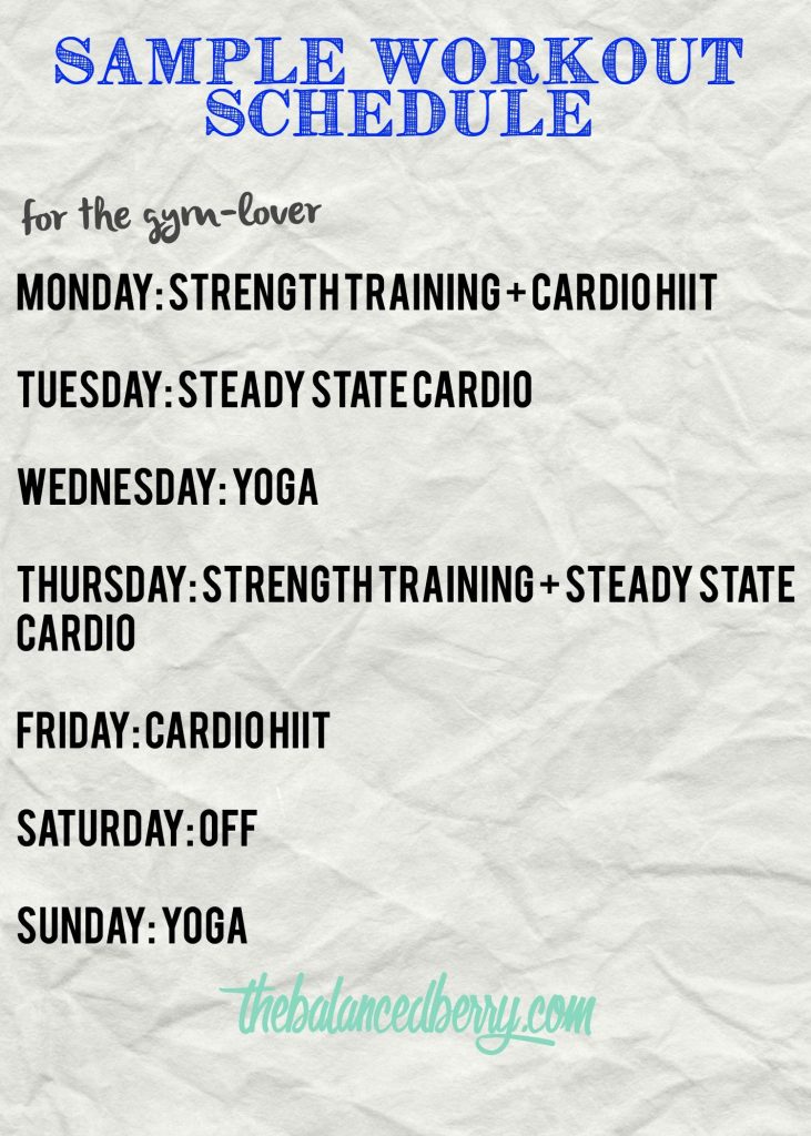 How to Create a Balanced Weekly Workout Routine